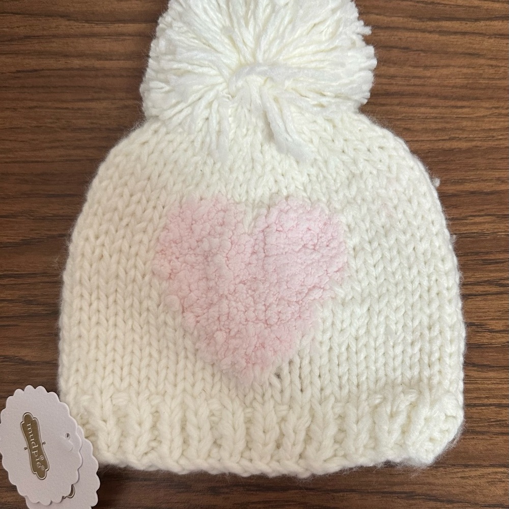 Mudpie Boutique Valentines Heart Hat 6- 18m New!